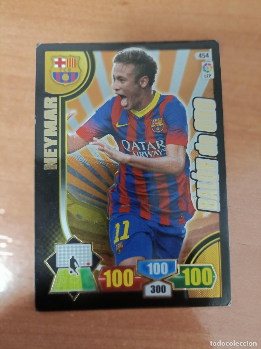 Coleccionismo cromos antiguos: neymar, adrenalyn 13 14 balon oro - Foto 1