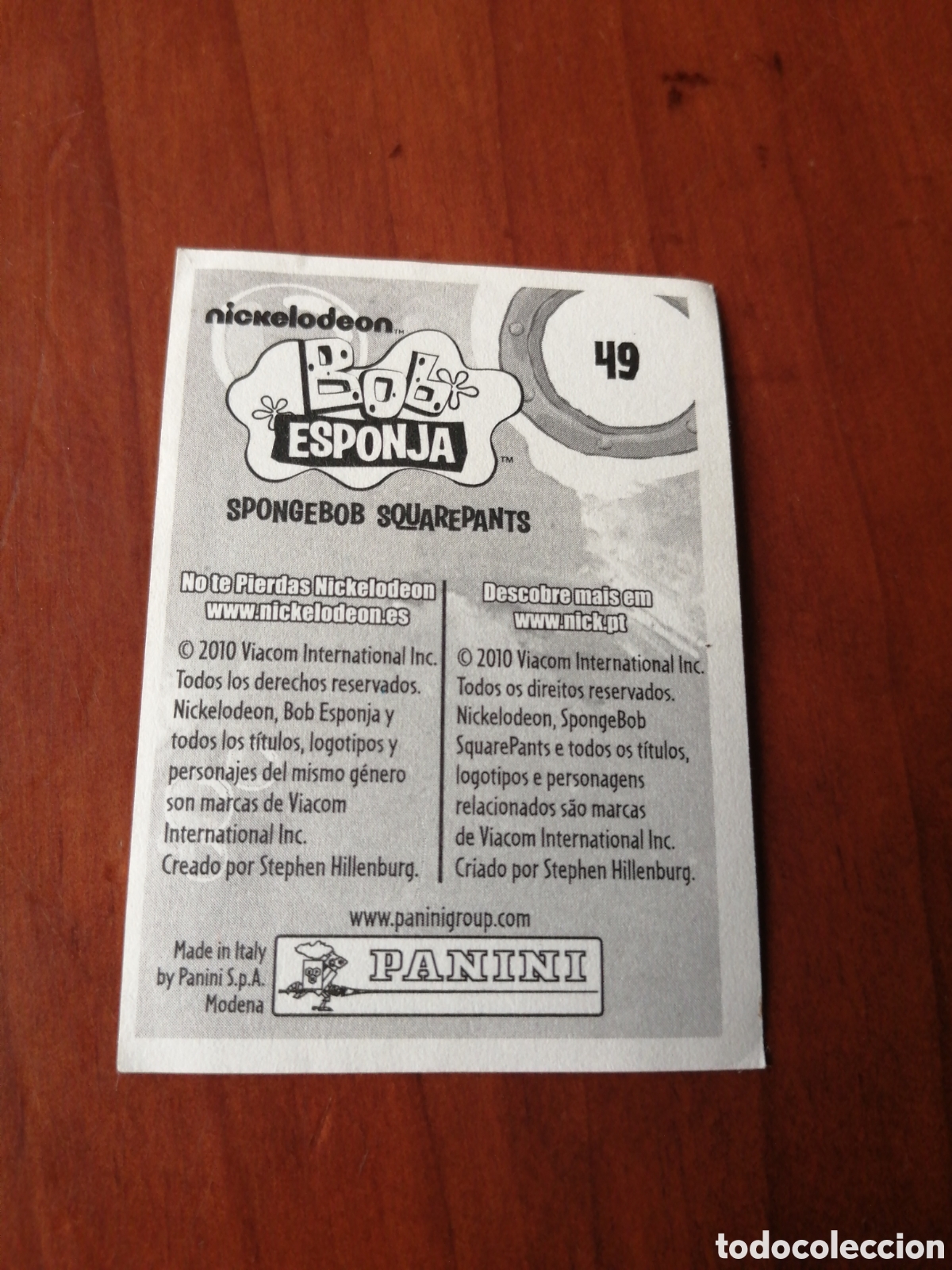 Coleccionismo cromos antiguos: CROMO BOB ESPONJA N &ordm; 49 - Foto 2