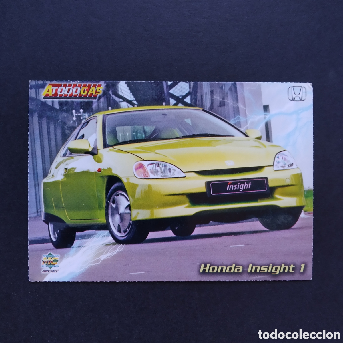 Coleccionismo Cromos antiguos: CROMO - N&deg; 115 - HONDA INSIGHT 1 - A TODO GAS - MUNDICROMO - A&Ntilde;O 2012