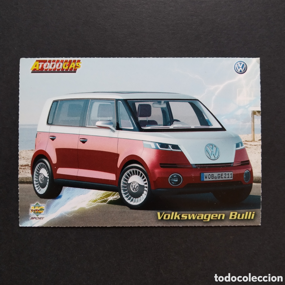 Coleccionismo Cromos antiguos: CROMO - N&deg; 007 - VOLKSWAGEN BULLI - A TODO GAS - MUNDICROMO - A&Ntilde;O 2012