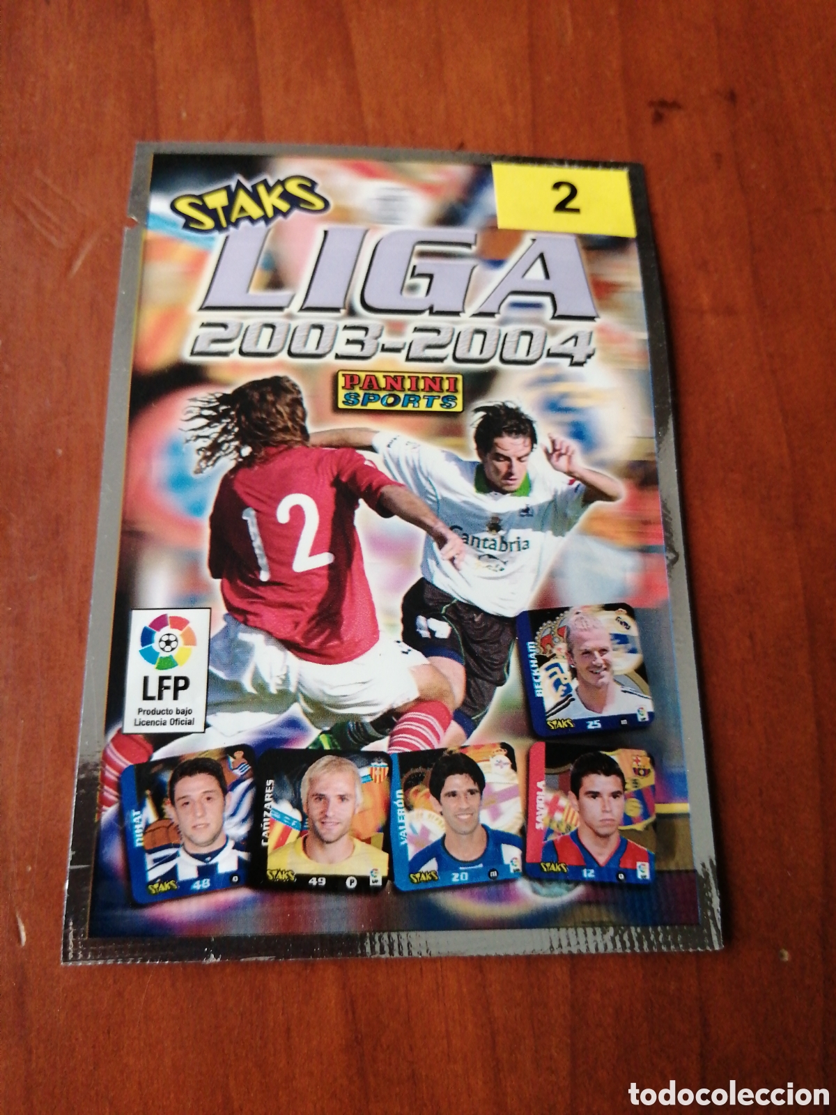 Coleccionismo Cromos antiguos: SOBRE STAKS LIGA 2003 - 2004 PANINI N &ordm; 2 SOBRE CERRADO NUNCA ABIERTO
