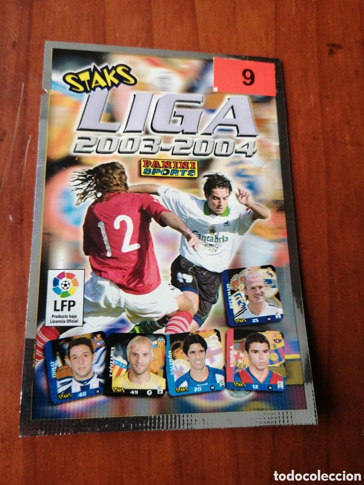 Coleccionismo Cromos antiguos: SOBRE STAKS LIGA 2003 - 2004 PANINI N &ordm; 9 SOBRE CERRADO NUNCA ABIERTO