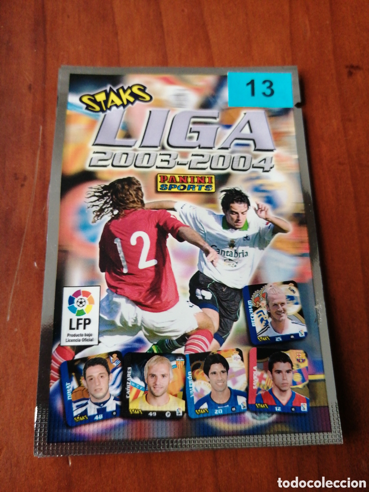 Coleccionismo Cromos antiguos: SOBRE STAKS LIGA 2003 - 2004 PANINI N &ordm; 13 SOBRE CERRADO NUNCA ABIERTO