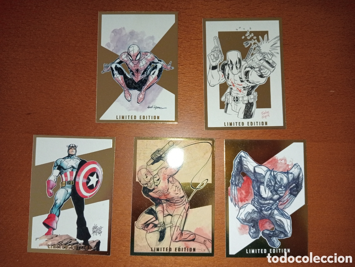 Coleccionismo cromos antiguos: Colecci&oacute;n completa Marvel super h&eacute;roes 2017 panini - Foto 4