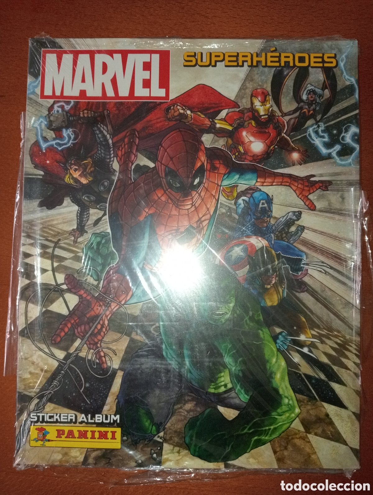 Coleccionismo cromos antiguos: Colecci&oacute;n completa Marvel super h&eacute;roes 2017 panini - Foto 2
