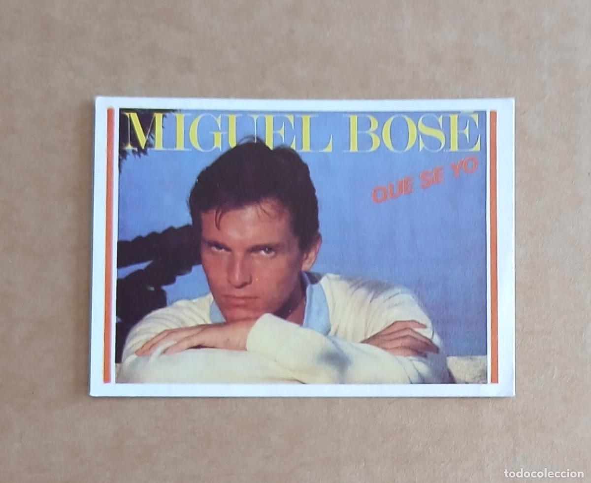 Coleccionismo Cromos antiguos: CROMO n&ordm; 121 MIGUEL BOS&Eacute; SHOW DE ESTRELLAS EDITORIAL MAGA A&Ntilde;O 1982. Nuevo y sin pegar.