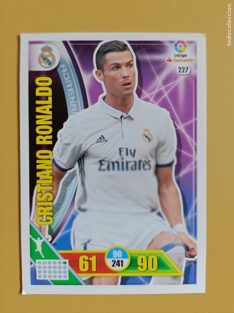 Coleccionismo cromos antiguos: cristiano ronaldo, adrenalyn 16 17 - Foto 1