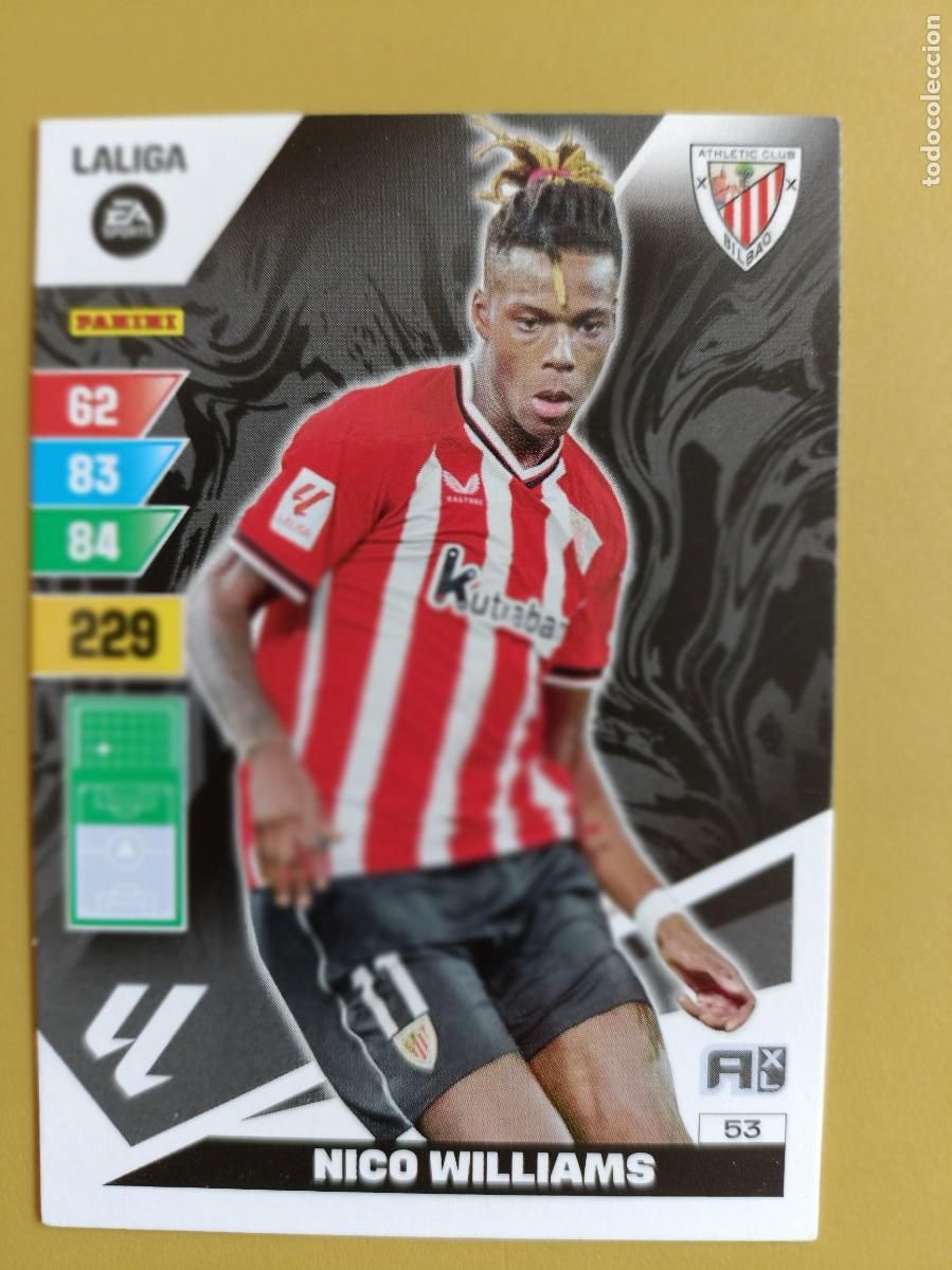 Coleccionismo cromos antiguos: nico williams, adrenalyn 23 24 - Foto 1