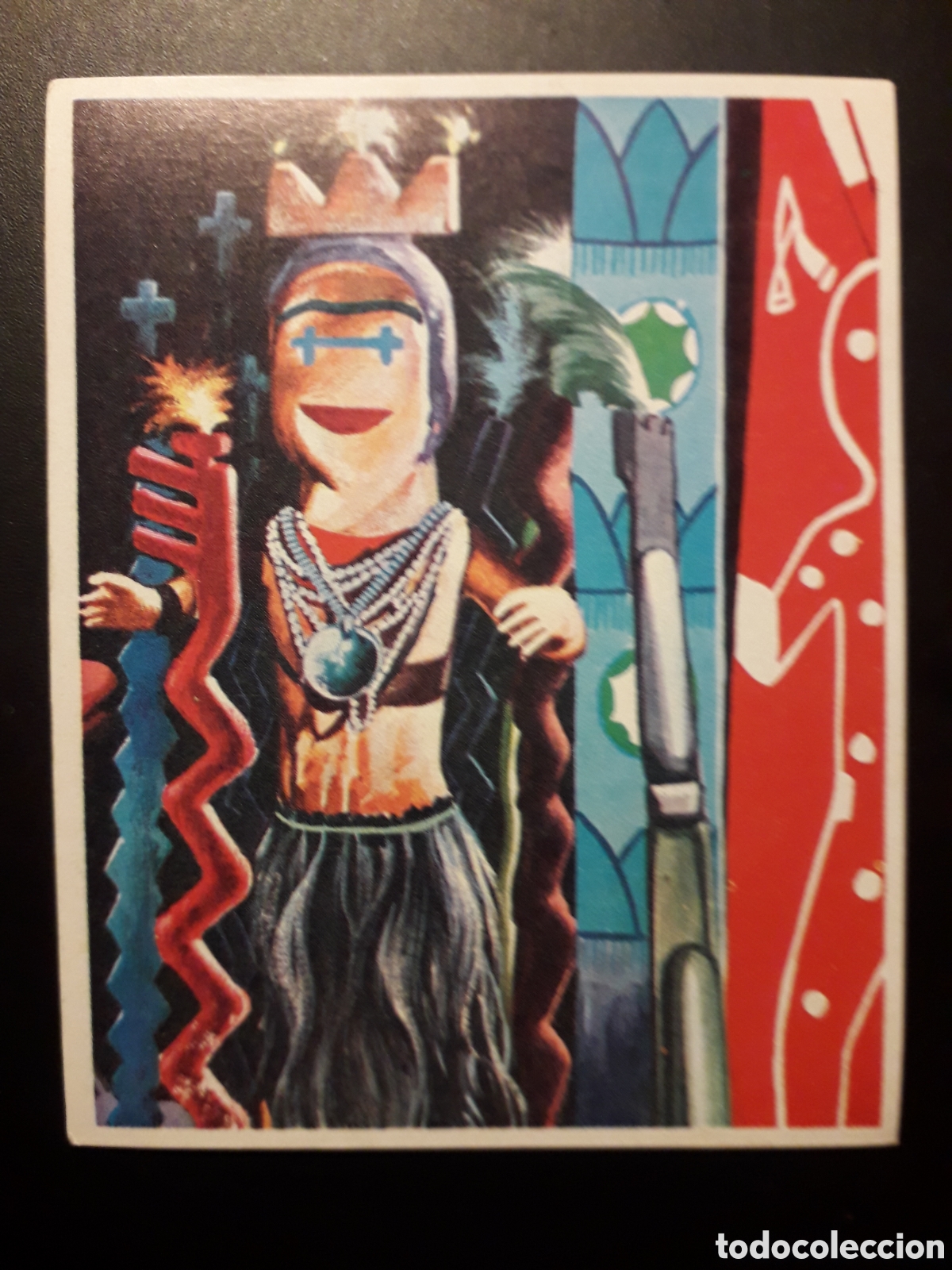 Collezionismo Figurine antiche: KIWA, INDIOS PUEBLO AM&Eacute;RICA Y SUS HABITANTES ED MAGA 1968 N&deg; 77 SIN PEGAR PEDIDO M&Iacute;NIMO 3&euro;