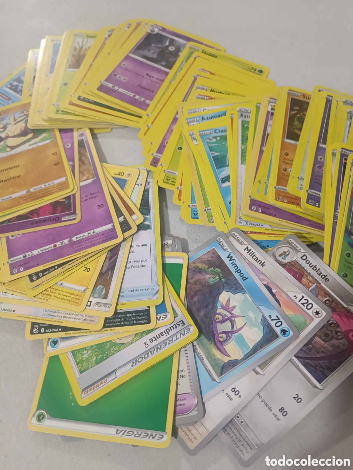 Coleccionismo cromos antiguos: Pok&eacute;mon, Lote de 100 cartas. - Foto 3