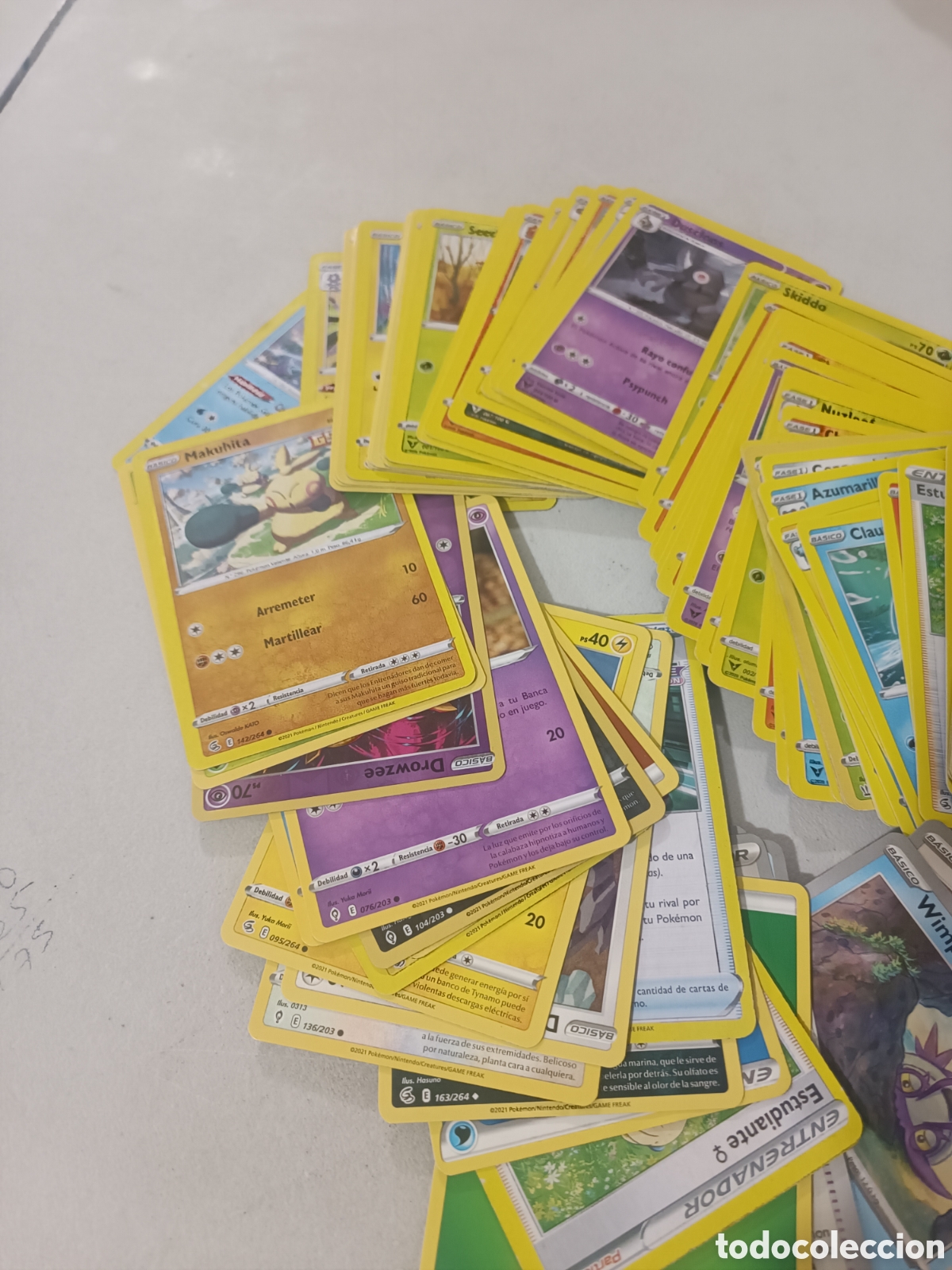 Coleccionismo cromos antiguos: Pok&eacute;mon, Lote de 100 cartas. - Foto 4
