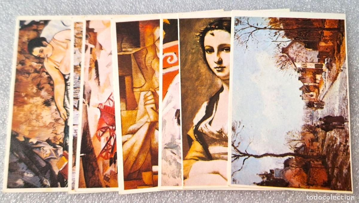 Coleccionismo Cromos antiguos: LOTE 7 CROMOS COLECCION CATALUNYA HISTORIA DE LA PINTURA - NING&Uacute;N REPETIDO - NUNCA ENGANCHADOS