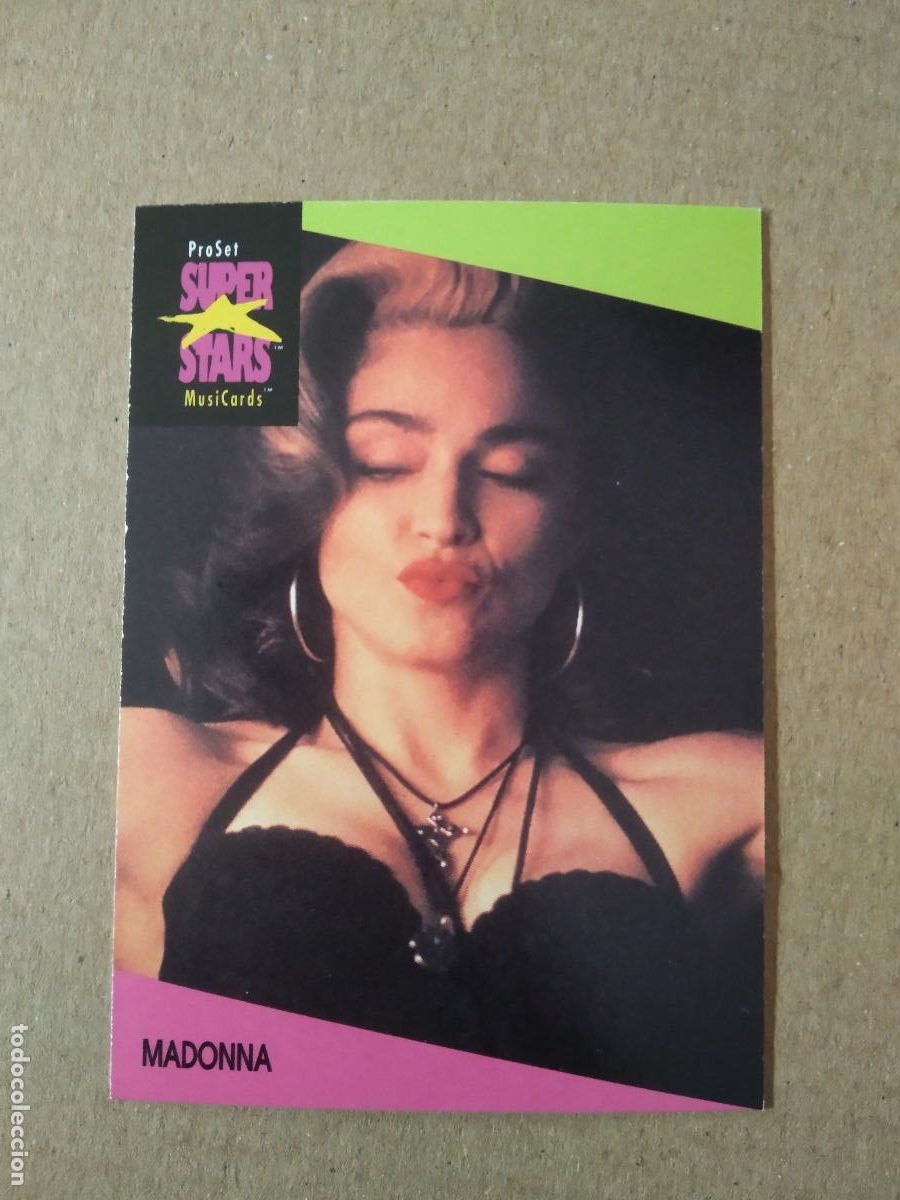 Coleccionismo Cromos antiguos: 65 MADONNA SUPER STARS MUSICARDS PRO SET CROMO TARJETA