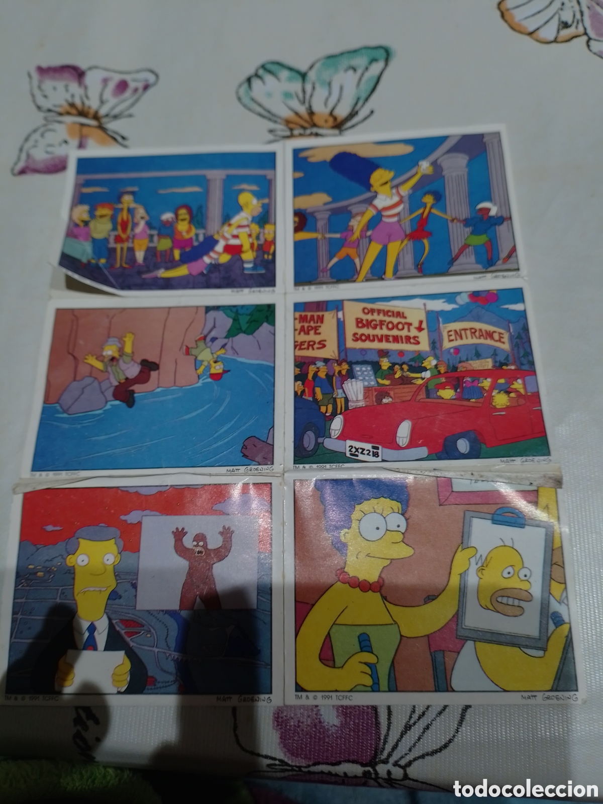 Coleccionismo cromos antiguos: cromo de the simpsons - Foto 2