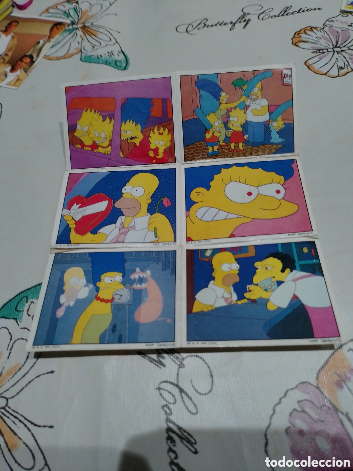 Coleccionismo cromos antiguos: cromo de the simpsons - Foto 1