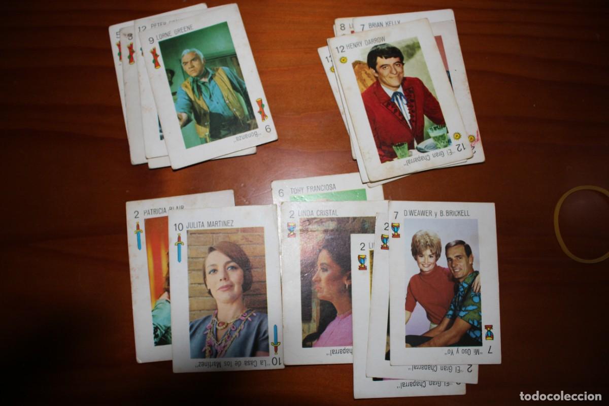 Coleccionismo cromos antiguos: Lote de 15 cartas de Tele Banco canci&oacute;n rojas.