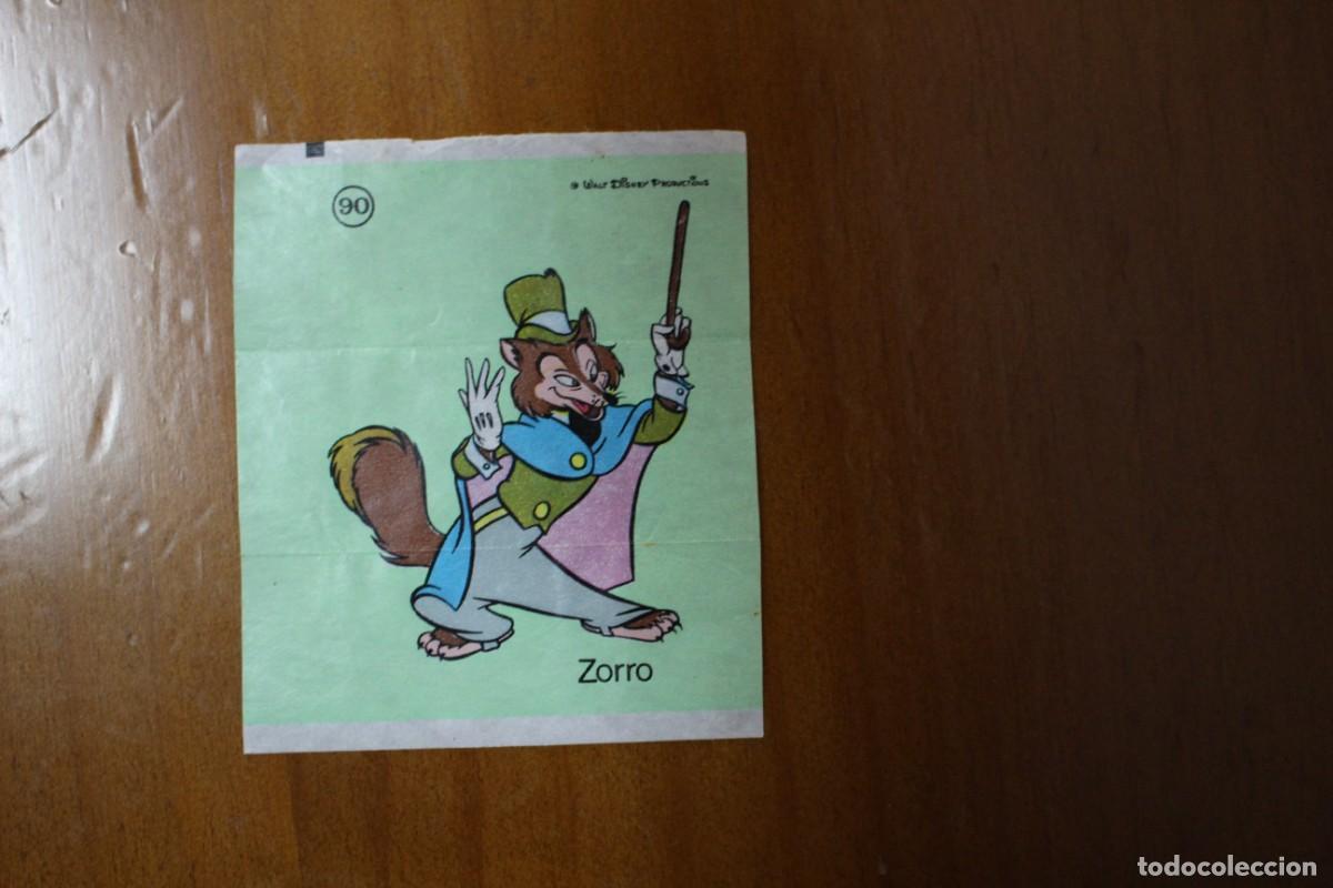Coleccionismo cromos antiguos: Cromo chicles Bazooka. El zorro. Nunca pegado. - Foto 1