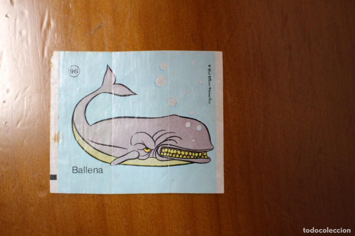 Coleccionismo cromos antiguos: Cromo chicles Bazooka. La ballena. - Foto 1