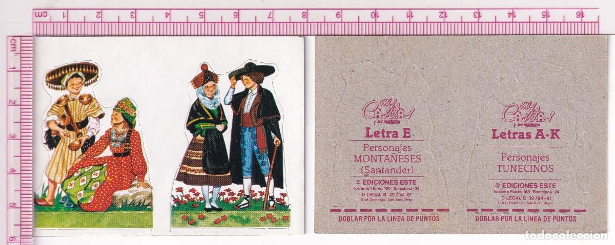 Coleccionismo cromos antiguos: CROMO DE PERSONAJES TROQUELADO COLECCI&Oacute;N ''MIS CASITAS Y SUS HABITANTES'' &middot; Ediciones Este, 1981
