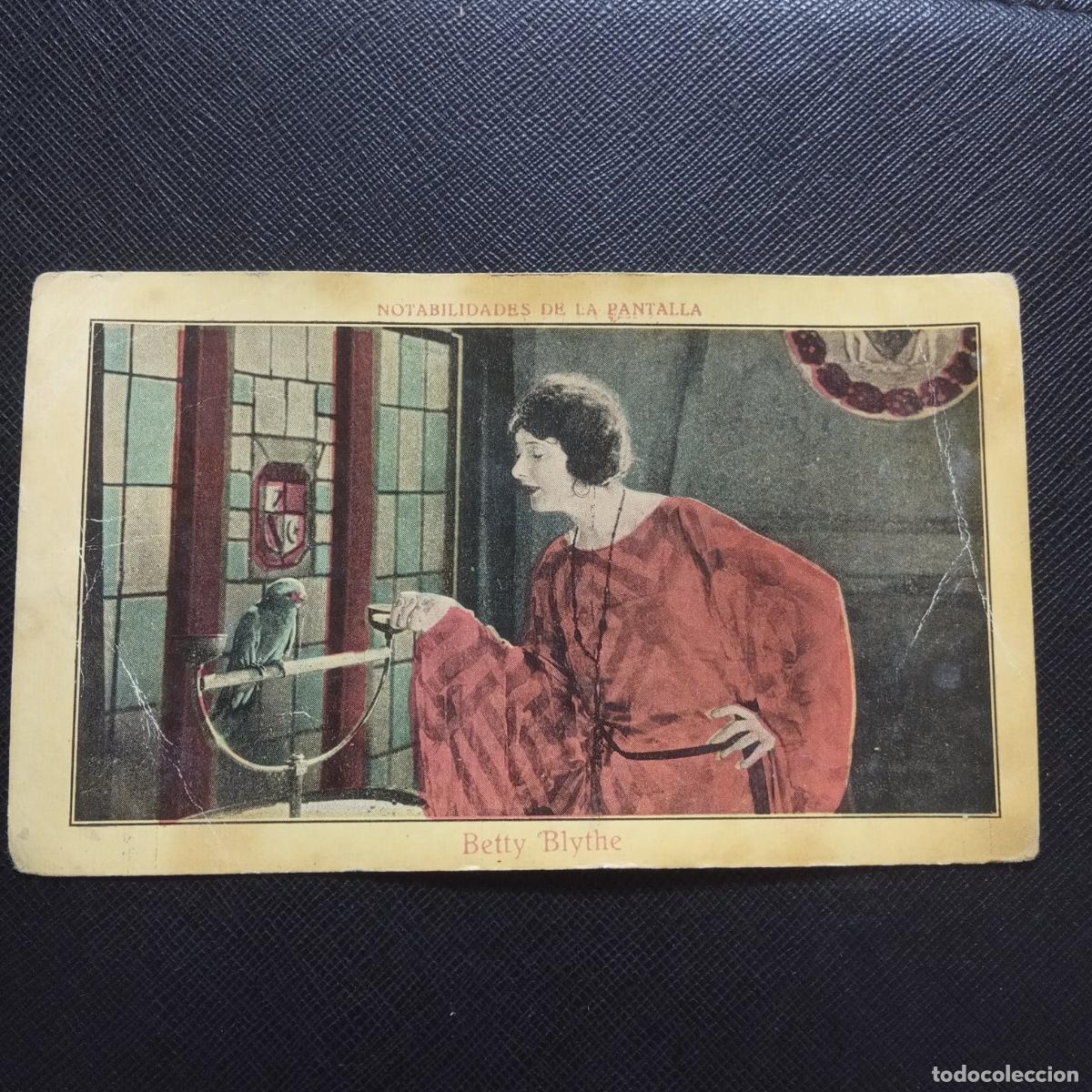 Collectable Antique Stickers: 5 BETTY BLYTHE NOTABILIDADES DELA PANTALLA CHOCOLATES JUNCOSA - CC11 SB11