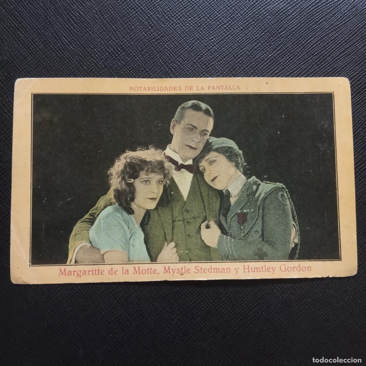 Collectionnisme Cartes &agrave; collectionner anciennes: 14 MARGUERITTE MOTTE MYSTALE STEDAN NOTABILIDADES DELA PANTALLA CHOCOLATES JUNCOSA- CC11 SB11