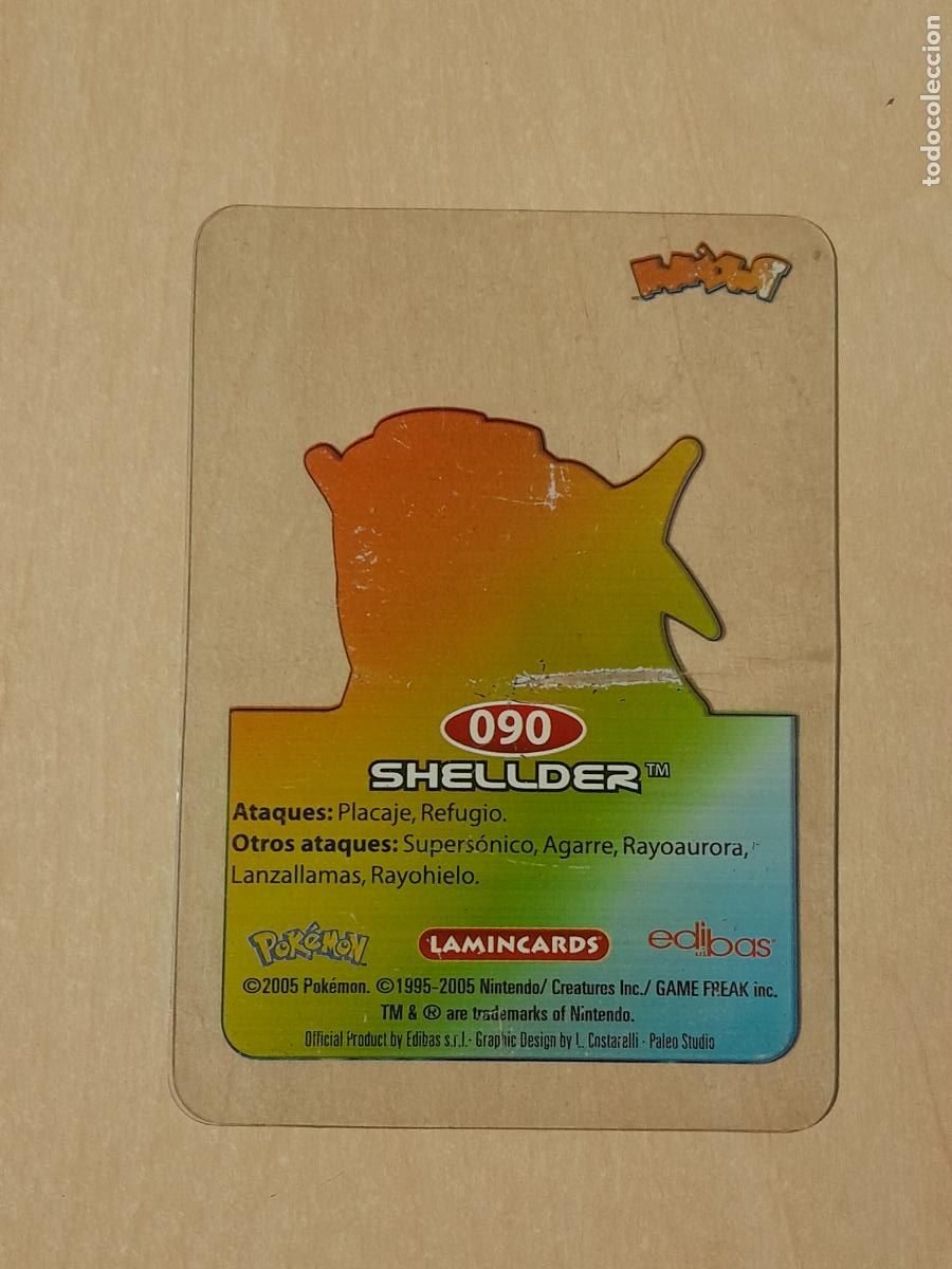 Coleccionismo cromos antiguos: N&ordm; 90 SHELLDER - CROMO LAMINCARDS POKEMON 2005 - Foto 2
