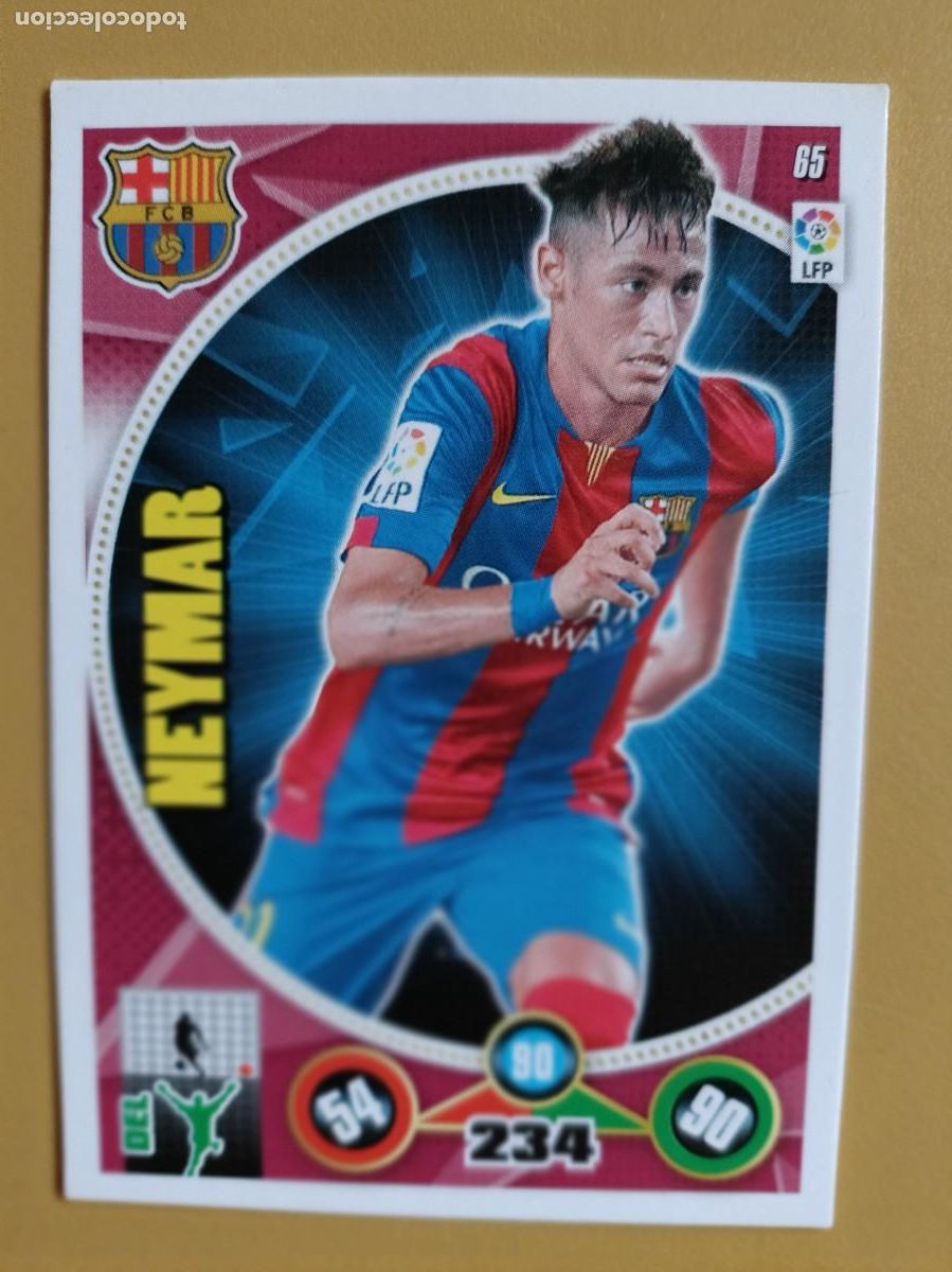 Coleccionismo cromos antiguos: neymar, 2014 15 adrenalyn - Foto 1