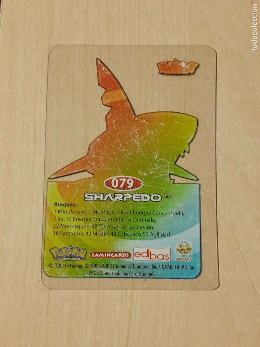 Coleccionismo cromos antiguos: N&ordm; 79 SHARPEDO - CROMO LAMINCARDS POKEMON 2006 - Foto 2