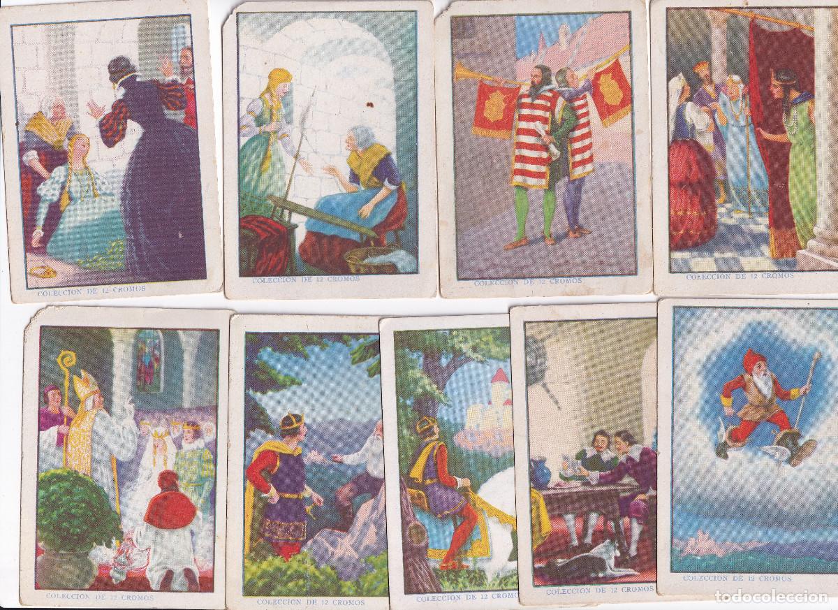 Coleccionismo cromos antiguos: 9 CROMOS.- LA BELLA DURMIENTE. Chocolates Jaime Boix. - Foto 1
