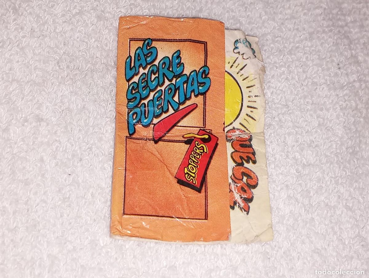 Coleccionismo Cromos antiguos: PHOSKITOS : ANTIGUO CROMO LAS SECRE PUERTAS SECREPUERTAS - QUE CALVO ESTOY - STOPPERS - A&Ntilde;O 1989
