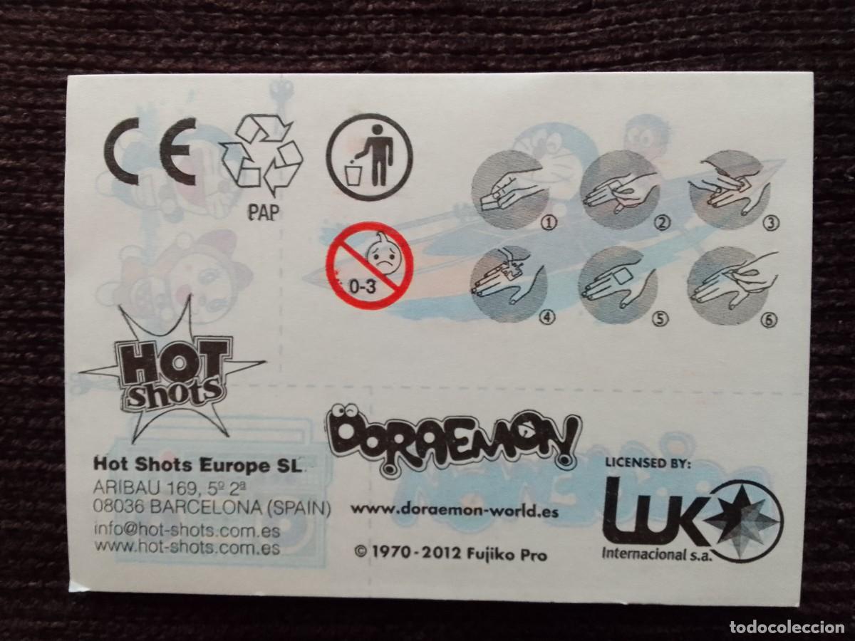Coleccionismo cromos antiguos: CALCOMANIA DORAEMON. HOT SHOTS. LUX. - Foto 1