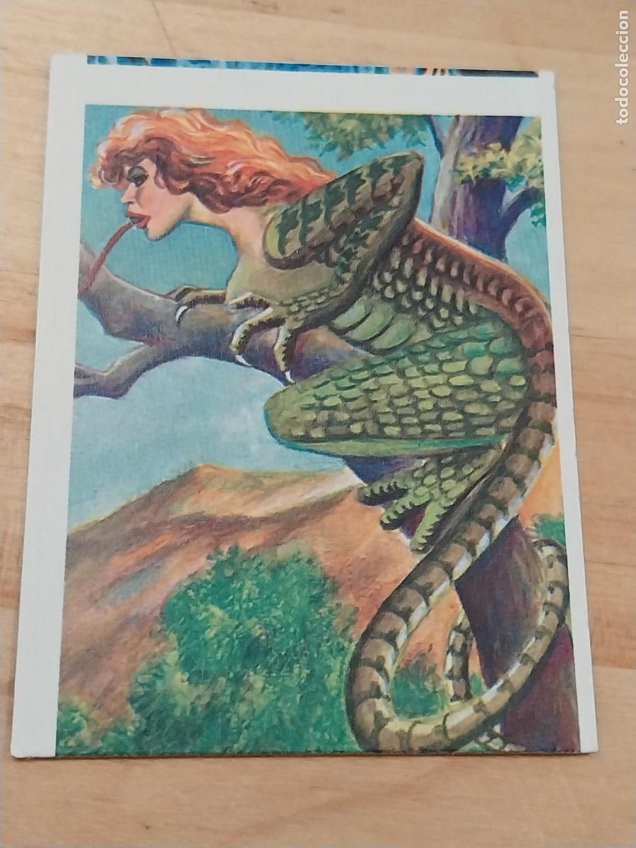 Coleccionismo cromos antiguos: MUJER IGUANA MONSTRUOS # 88 ED MUNDICROM 1986 CROMO SIN PEGAR NUNCA
