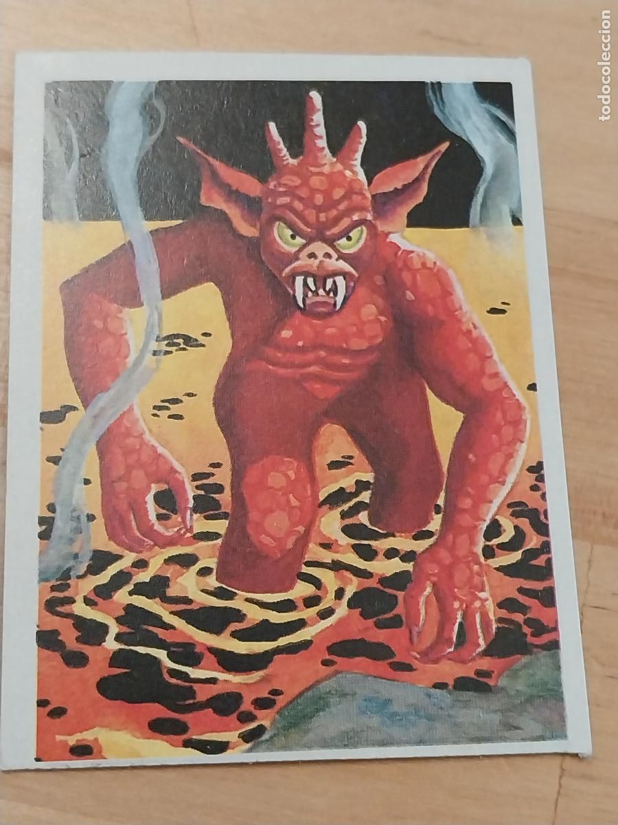 Sammeln alte Sammelbilder: NAKHON MONSTRUOS # 105 ED MUNDICROM 1986 CROMO SIN PEGAR NUNCA