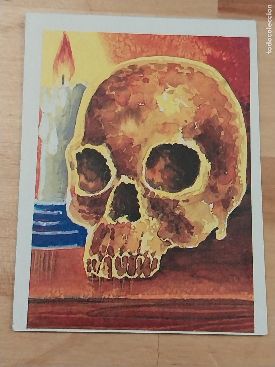 Collectable Antique Stickers: CALAVERA VIVIENTE MONSTRUOS # 196 ED MUNDICROM 1986 CROMO SIN PEGAR NUNCA
