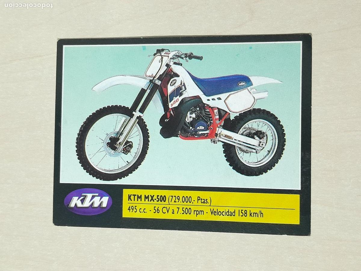 Colecionismo Cromos antigos: CROMO N&ordm; 109 - SUPER MOTO - EDICIONES ESTE 1990 - SIN PEGAR