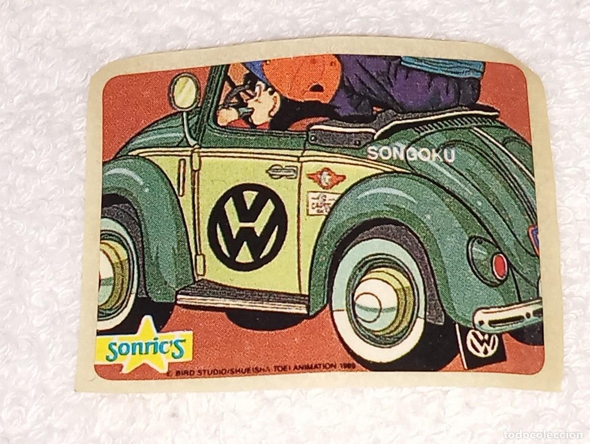 Colecionismo Cromos antigos: ANTIGUO CROMO PEGATINA DE DRAGON BALL BOLA DE DRAGON SONGOKU CHICLE SONRICS A&Ntilde;O 1989 SIN PEGAR