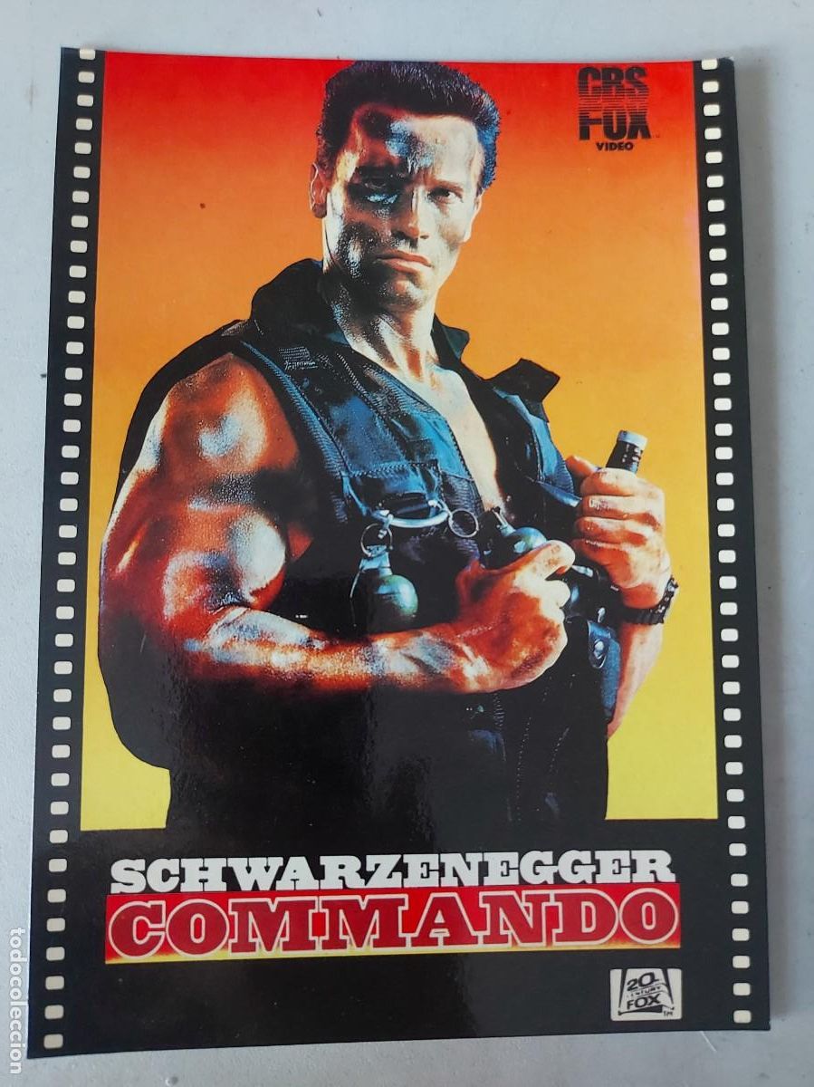 Coleccionismo cromos antiguos: Postal phoskitos cine commando - Foto 1
