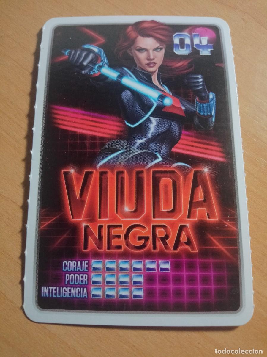 Coleccionismo cromos antiguos: 04 VIUDA NEGRA COLECCI&Oacute;N MARVEL DESCUBRE TU PODER. CARREFOUR 2022. - Foto 1