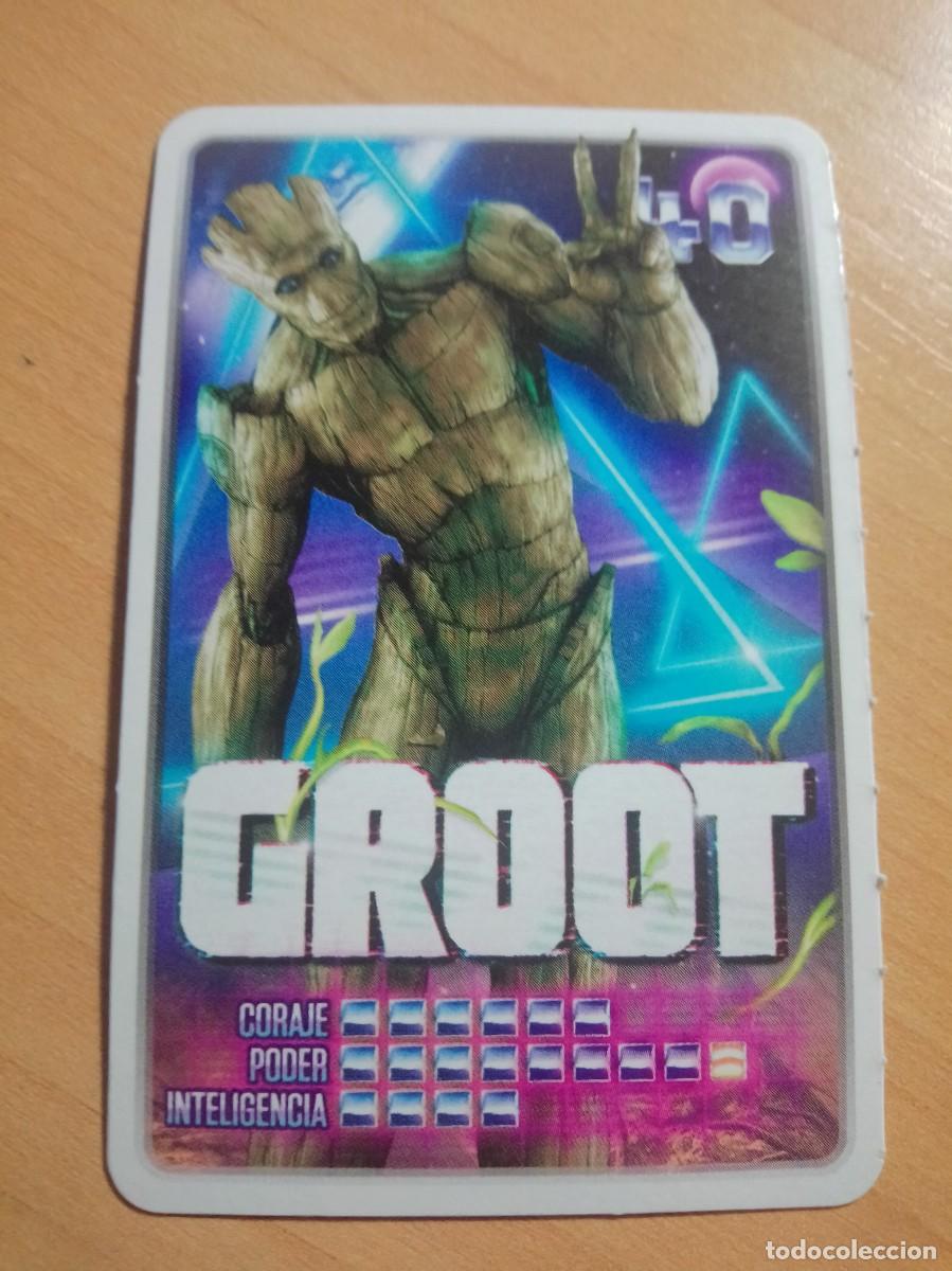 Coleccionismo cromos antiguos: 40 GROOT COLECCI&Oacute;N MARVEL DESCUBRE TU PODER. CARREFOUR 2022. - Foto 1