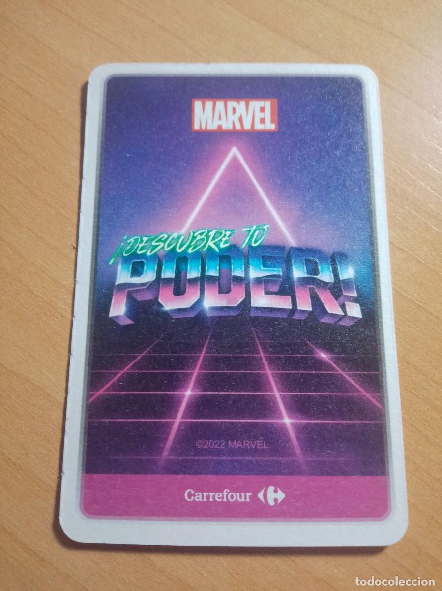 Coleccionismo cromos antiguos: 05 THOR COLECCI&Oacute;N MARVEL DESCUBRE TU PODER. CARREFOUR 2022. - Foto 2