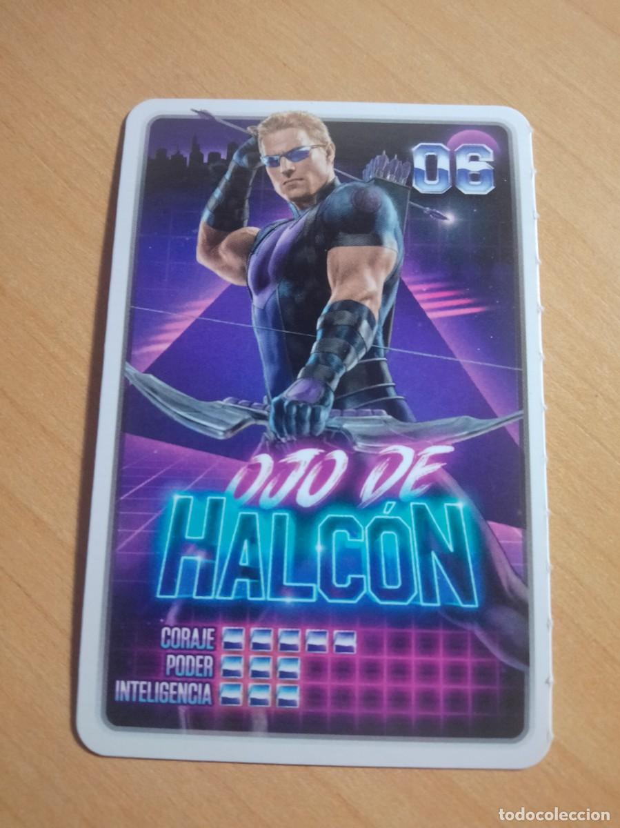 Coleccionismo cromos antiguos: 06 OJO DE HALC&Oacute;N COLECCI&Oacute;N MARVEL DESCUBRE TU PODER. CARREFOUR 2022. - Foto 1