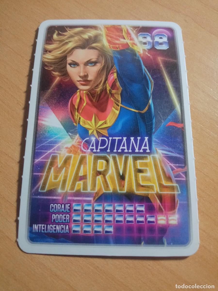 Coleccionismo cromos antiguos: 88 CAPITANA MARVEL COLECCI&Oacute;N MARVEL DESCUBRE TU PODER. CARREFOUR 2022. - Foto 1