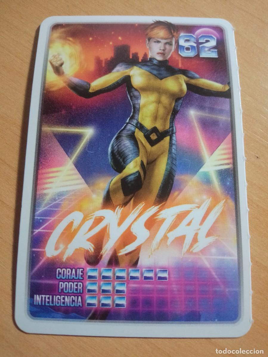 Coleccionismo cromos antiguos: 62 CRYSTAL COLECCI&Oacute;N MARVEL DESCUBRE TU PODER. CARREFOUR 2022. - Foto 1