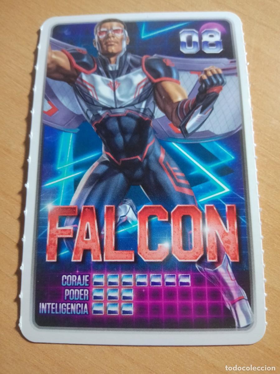 Coleccionismo cromos antiguos: 08 FALCON COLECCI&Oacute;N MARVEL DESCUBRE TU PODER. CARREFOUR 2022. - Foto 1