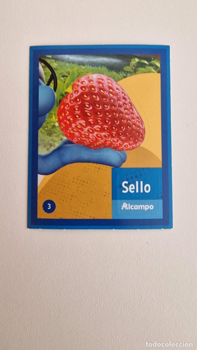 Coleccionismo cromos antiguos: 3 LOS PITUFOS ALCAMPO CUIDANDO EL PLANETA CON LOS PITUFOS - Foto 1