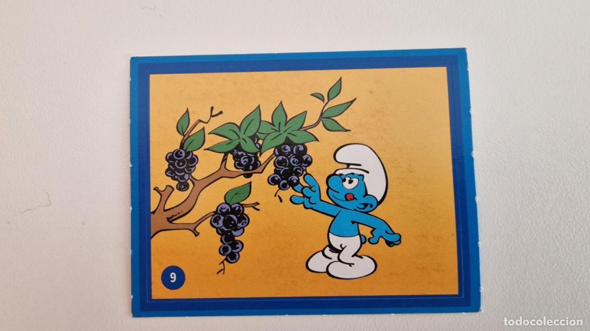 Coleccionismo cromos antiguos: 9 LOS PITUFOS ALCAMPO CUIDANDO EL PLANETA CON LOS PITUFOS - Foto 1
