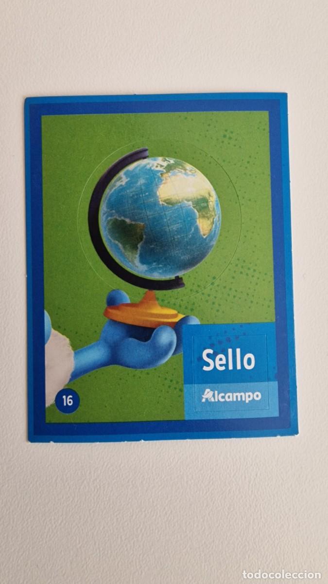 Coleccionismo cromos antiguos: 16 LOS PITUFOS ALCAMPO CUIDANDO EL PLANETA CON LOS PITUFOS - Foto 1