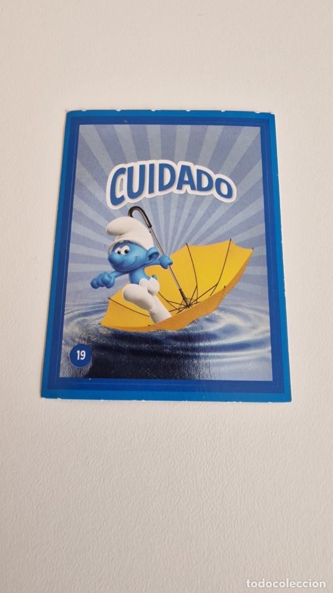 Coleccionismo cromos antiguos: 19 LOS PITUFOS ALCAMPO CUIDANDO EL PLANETA CON LOS PITUFOS - Foto 1
