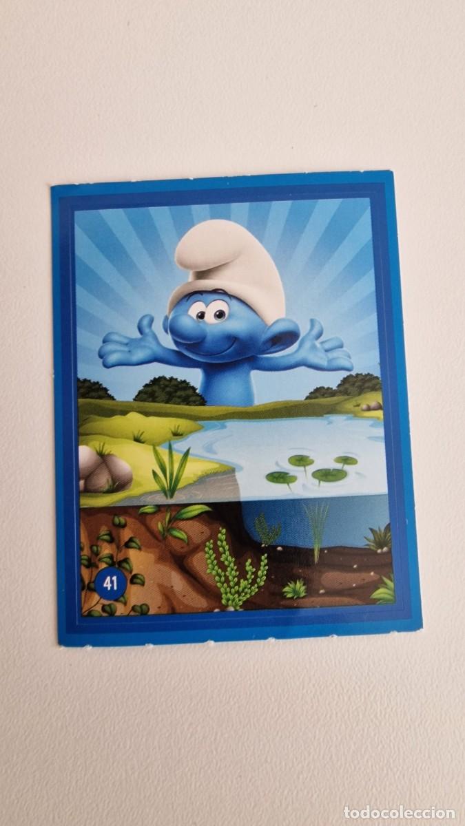 Coleccionismo cromos antiguos: 41 LOS PITUFOS ALCAMPO CUIDANDO EL PLANETA CON LOS PITUFOS - Foto 1