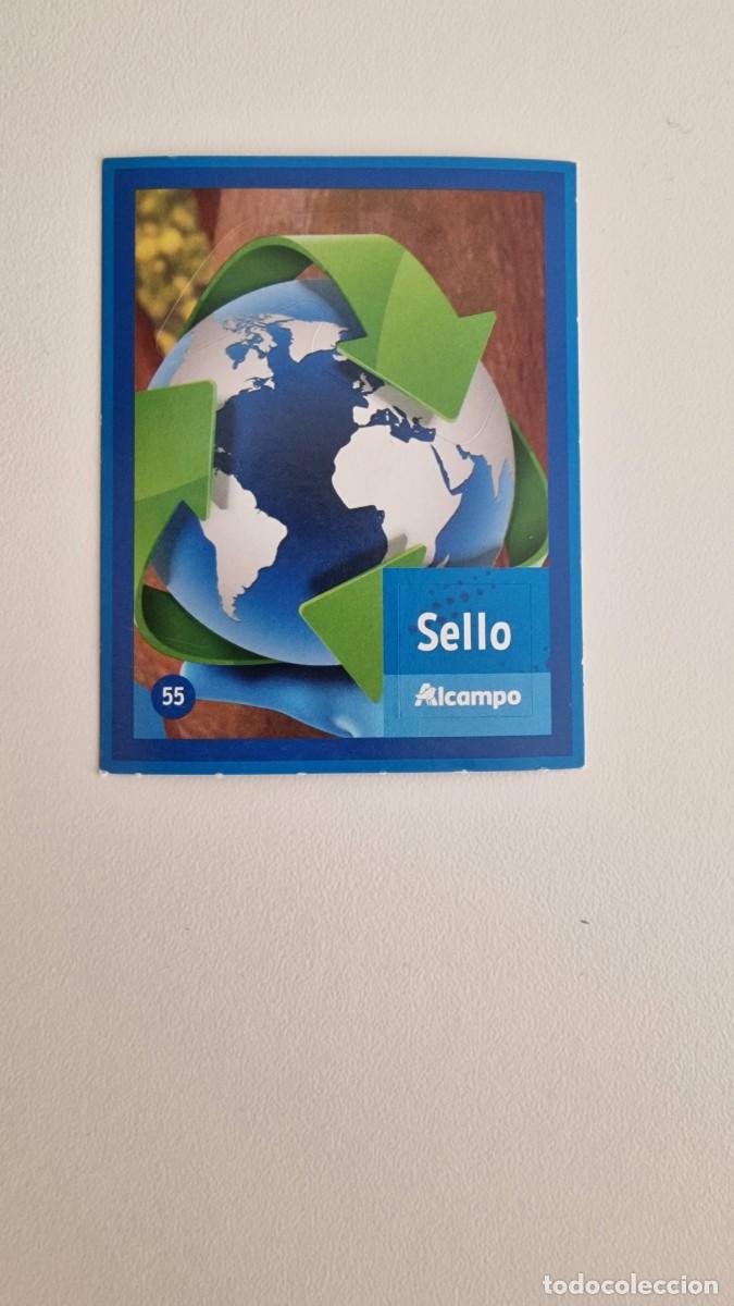 Coleccionismo cromos antiguos: 55 LOS PITUFOS ALCAMPO CUIDANDO EL PLANETA CON LOS PITUFOS - Foto 1